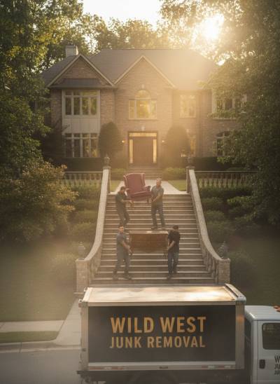 Furniture disposal handled by the Wild West crew in Temecula