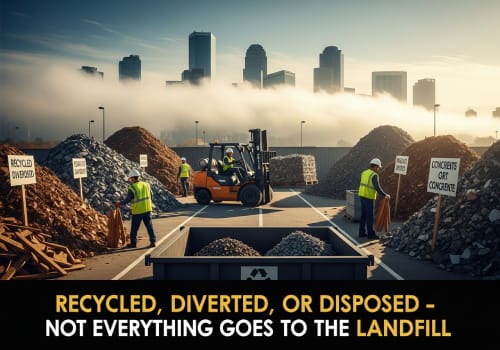 not everything goes to landfills
