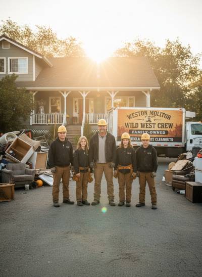 Weston Molitor and the family-owned Wild West estate cleanout crew in Temecula