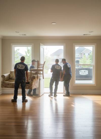 Clean, empty estate property ready for listing after Wild West cleanout
