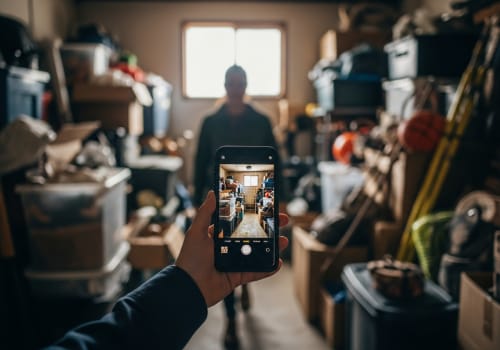 Photograph the storage unit before a Temecula cleanout
