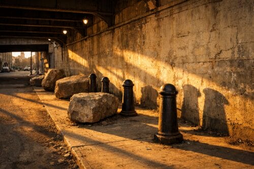 2. Structural/Architectural Changes Barrier Installation to Prevent Encampments