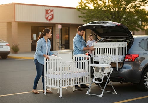 donate old baby furniture