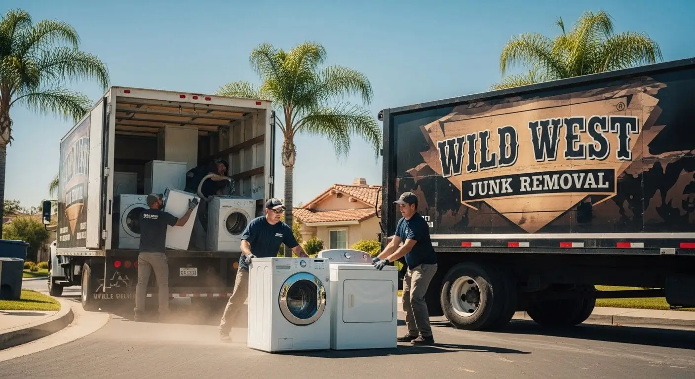 Junk Washer and Dryer Removal