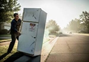 fridge illegal dumping
