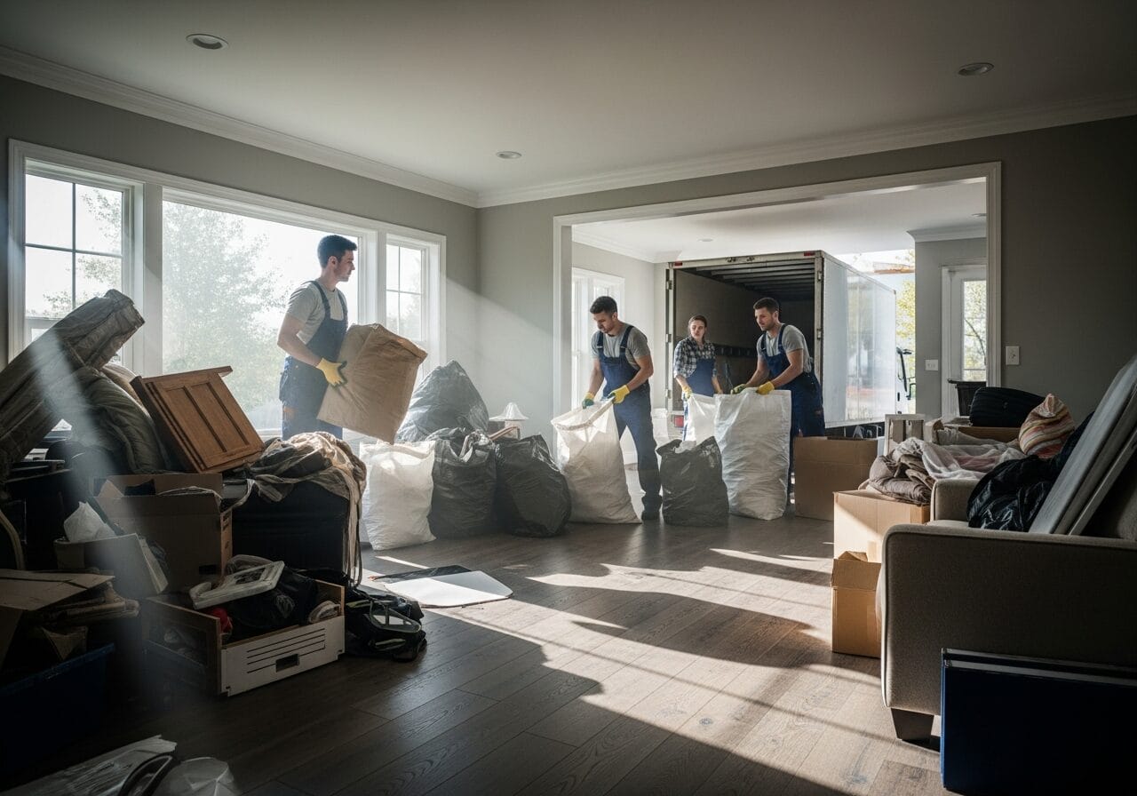 homes for sale junk removal