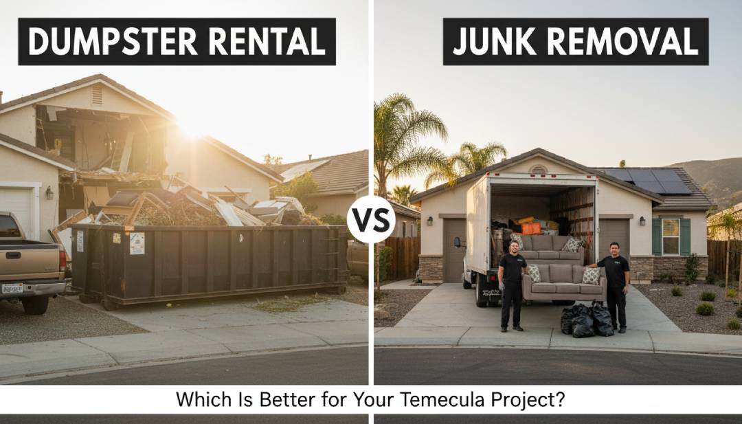 dumpster vs junk removal