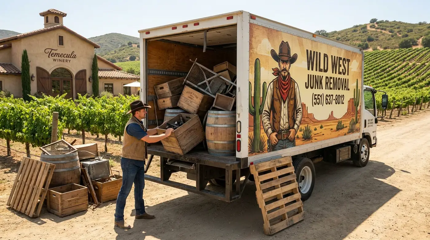 Wild West Junk Removal, family owned junk removal serving Temecula, California since 2016