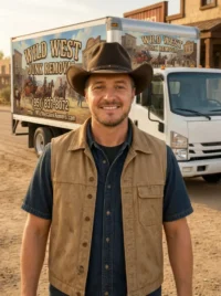 Weston Molitor founder of wild west junk removal