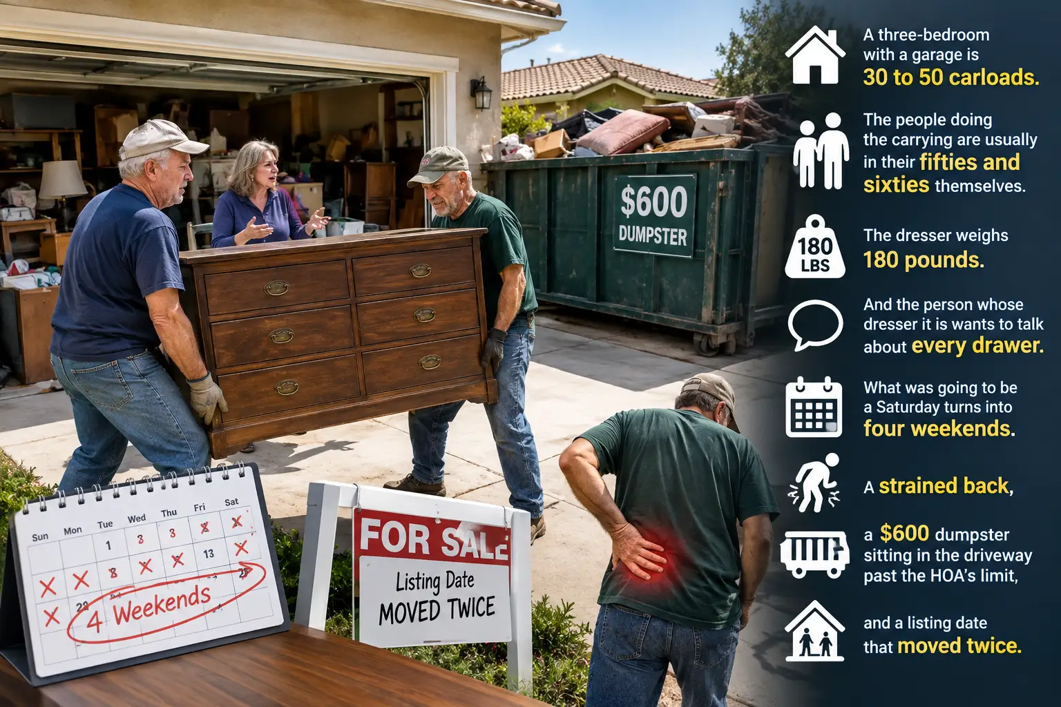 DIY junk removal for a parent