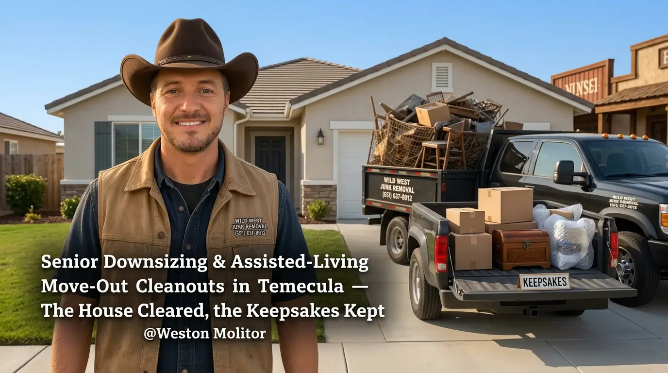 senior downsizing junk removal Temecula
