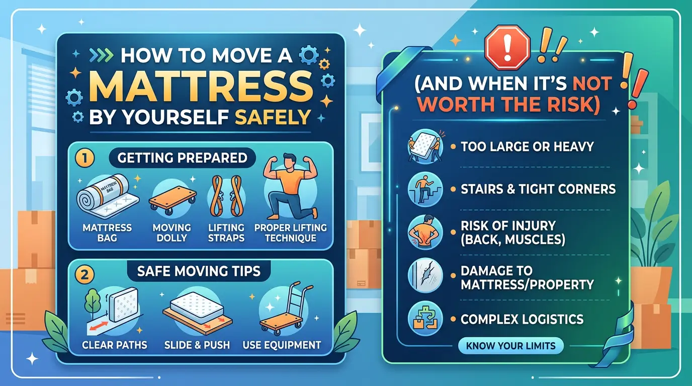 how to move a mattress
